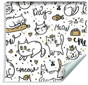 Tapety - Muralo Tapeta Dla Dzieci Zabawne Kotki 450141454 - miniaturka - grafika 1