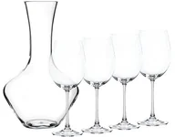 Kryształy - Spiegelau & Nachtmann Vivendi 0093605-0 5-częściowy zestaw do dekantacji, 1 karafka i 4 kieliszki do wina, szkło kryształowe 93605 - miniaturka - grafika 1