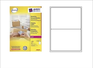 Avery BlockOut etykiety na przesyłki L7168-100 - Dodatki do drukarek i skanerów - miniaturka - grafika 2