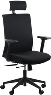 Fotele i krzesła biurowe - Stema Fotel Biurowy RIVERTON F/H czarny - miniaturka - grafika 1