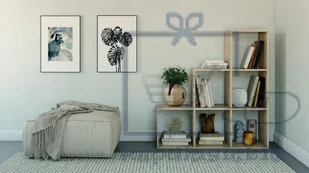 topeshop REGAŁ KOMOROWY SCHODKOWY POZIOMOWY STEP RS-40 SONOMA - Regały - miniaturka - grafika 2