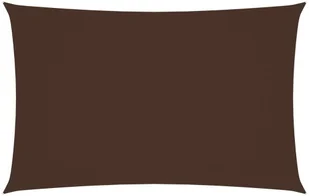 vidaXL Prostokątny żagiel ogrodowy, tkanina Oxford, 2,5x5 m, brązowy vidaXL - Parasole ogrodowe - miniaturka - grafika 2