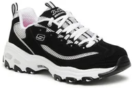 Sneakersy damskie - SKECHERS Sneakersy Roam Around 13150/BKW Czarny - miniaturka - grafika 1