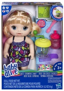 Hasbro BABY ALIVE LALA SŁODKA PRZEKĄSKA (BLOND) - Lalki dla dziewczynek - miniaturka - grafika 2