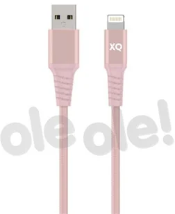 Xqisit Extra Strong Lightning 2m różowy - Kable USB - miniaturka - grafika 2