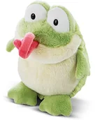 Maskotki i pluszaki - Nici Przytulanka Żaba 17 cm Ekologiczne przytulanki dla dziewczynek, chłopców i niemowląt Puszyste pluszaki do zabawy, zbierania i przytulania Przytulny pluszak zwierzak, zielony 47613 - miniaturka - grafika 1