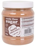 Akcesoria i części do robotów kuchennych - GSG24 Kolorowy cukier do waty cukrowej brązowy o smaku coca-coli 1kg 1008883 - miniaturka - grafika 1