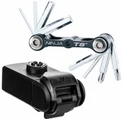Narzędzia rowerowe - TOPEAK Ninja Toolbox T8 mini narzędzie rowerowe, czarne - miniaturka - grafika 1
