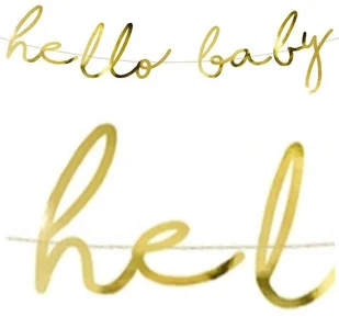 Party Deco Baner na Baby Shower Hello Baby - 1 szt. GRL83-019M - Baby shower i roczek Party Deco Baner na Baby Shower Hello Baby - 1 szt. GRL83-019M - Baby shower i roczek - miniaturka - grafika 2