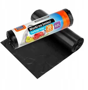 Ravi Worki Na Śmieci Segregacji Czarne 60 L 20 szt - Worki na śmieci - miniaturka - grafika 3