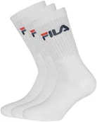 Skarpetki damskie - Fila Trójpak długich białych skarpet FILA - miniaturka - grafika 1