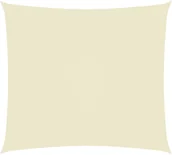 Parasole ogrodowe - vidaXL Prostokątny żagiel ogrodowy, tkanina Oxford, 5x6 m, kremowy vidaXL - miniaturka - grafika 1