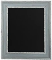 Ramki na zdjęcia - NA FRAMES BY POST FRAMES BY POST Scandi postarzana niebieska ramka zdjęcia z czarną podkładką 45 x 30 cm VB00PW79RDC - miniaturka - grafika 1