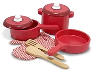 Przybory do gotowania - Melissa & Doug drewniane akcesoria kuchenne zestaw, wielokolorowy 12610 - miniaturka - grafika 1