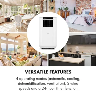 Klarstein Max Breeze Smart, mobilna klimatyzacja, 15000 BTU/h (4,4 kW), EEC A ACO15-MaxBreeze15KW - Klimatyzatory - miniaturka - grafika 18