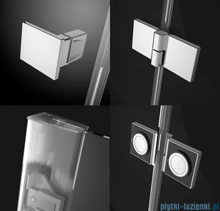 Radaway Essenza New Ptj 80x80 P przejrzyste 385010-01-01R/85049-01-01 - Kabiny prysznicowe - miniaturka - grafika 3
