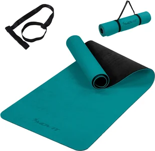 Movit ZIELONA MATA TPE 190x60x0,6cm DO ĆWICZEŃ FITNESS - Maty do ćwiczeń - miniaturka - grafika 3