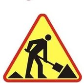 Wyposażenie miejsc publicznych - znak ostrzegawczy A-14 Roboty drogowe - miniaturka - grafika 1