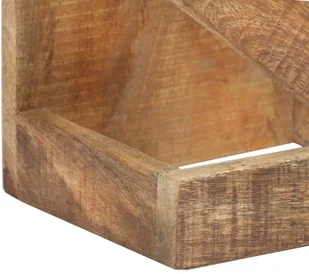 vidaXL VidaXL Stojak na 5 butelek wina lite drewno mango 321627 - Stojaki na wino - miniaturka - grafika 8