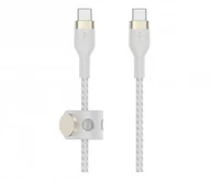 Kable USB - Belkin USB-C USB-C 2.0 Braided Silicone 2m White - miniaturka - grafika 1