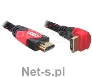 DeLock DeLOCK Kabel HDMI czerwony 82686 - Kable - miniaturka - grafika 3