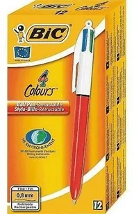 BiC Długopis 4 Colours Fine pudełko 12 sztuk - Artykuły biurowe - miniaturka - grafika 2