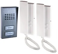 Domofony - Orno Zestaw domofonowy DOM-SG-919 Sagitta Multi dwurodzinny - miniaturka - grafika 1