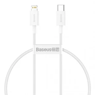 Baseus Kabel USB-C do Lightning Superior Series, 20W, PD, 25cm (biały) - Kable USB - miniaturka - grafika 2