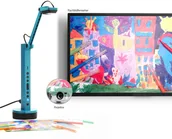 Rzutniki i wizualizery - Wizualizer IPEVO IPEVO VZ-X 8MP bezprzewodowy HDMI & USB 30fps niebieski CDVH-02IP - miniaturka - grafika 1