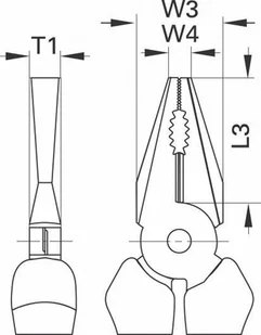 Gedore Szczypce-kombinerki Euro-Modell 8245-200 JC (6733230) 6733230 - Kombinerki i obcęgi - miniaturka - grafika 2
