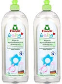 Płyny do naczyń - Frosch Baby Płyn do mycia smoczków butelek akcesoria dziecięce 2x750ml NN-HFR-CPC6-001 - miniaturka - grafika 1