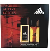 Zestawy perfum męskich - Adidas Zestaw Active Bodies Concentrate 100ml+75ml - miniaturka - grafika 1