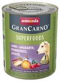 Mokra karma dla psów - Animonda GranCarno Superfoods Jagnięcina, Szarłat, Żurawina, Olej z Łososia 800 g - miniaturka - grafika 1