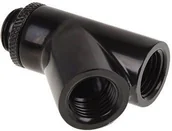 Tuning komputera - akcesoria - Alphacool adapter Y kątowy 3x G1/4 czarny 17401 17401 - miniaturka - grafika 1