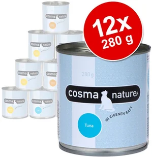 Cosma Nature 6 x 280 g Tuńczyk i krewetki - Mokra karma dla kotów - miniaturka - grafika 2