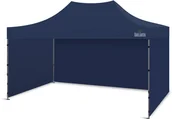 Pawilony ogrodowe - Home&Garden Namiot handlowy 450 x 300 cm granatowy 839682 - miniaturka - grafika 1
