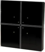 Inne akcesoria elektryczne - Wago Szklany-przycisk-dotykowy-do-automatyki-domowej-dowolnego-producenta-24V-czarny-GS4-DC-B GS4-DC-B - miniaturka - grafika 1