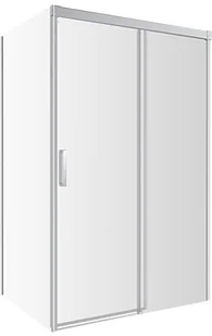 Omnires Soho 120x80 profil chrom szkło przezroczyste 3M CLP12X/CLR80X - Kabiny prysznicowe - miniaturka - grafika 2