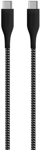 PURO Fabric Ultra Strong - Kabel w oplocie heavy duty USB-C / USB-C 1,2m (czarny) b2btrade-21989-0 - Kable USB - miniaturka - grafika 2