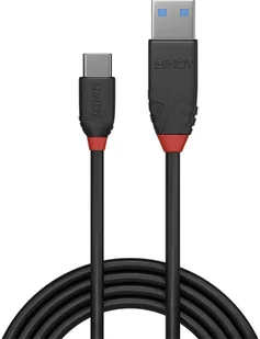 LINDY Kabel USB 3.1 typu A do C 3 A Black Line - kabel - cyfrowy/dane, 36915 36915 - Kable USB - miniaturka - grafika 3