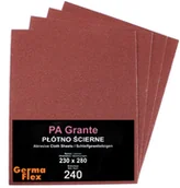 Akcesoria do urządzeń ogrodniczych - Arkusz ścierny papier na płótnie 230x280 mm gr 240 - miniaturka - grafika 1