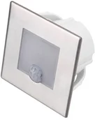 Oprawy, klosze i abażury - Dpm Lampa schodowa LED DPM 1,2 W 4000 K IP20 kwadratowa z czujnikiem ruchu stal nierdzewna YCB177S-PIR - miniaturka - grafika 1