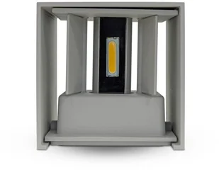 v-tac Kinkiet Ścienny V-TAC 12W LED Góra/Dół Regulowany Chip BRIDGELUX Biały Kwadrat IP65 VT-759-12 4000K 1100lm - Lampy ścienne - miniaturka - grafika 17