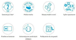 Deante Syfon zlewozmywakowy czarny Space Saver - Syfony - miniaturka - grafika 3