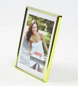 Ramki na zdjęcia - Icar Ramka złoty połysk met62 - miniaturka - grafika 1