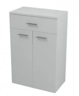 Szafki łazienkowe - Aqualine ZOJA/KERAMIA FRESH dolna z szufladą 50x78x29cm, biała 50313 - miniaturka - grafika 1