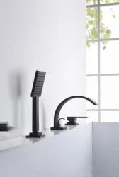 Blue Water Toronto wannowa czarny mat TOR-BWW.080CZARNYMAT - Baterie wannowe i prysznicowe - miniaturka - grafika 2