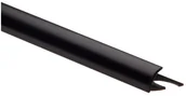 Listwy i profile - STANDERS Profil do glaury zewnetrzny półokrągły PVC 12 mm / 2.5 m Czarny Standers - miniaturka - grafika 1