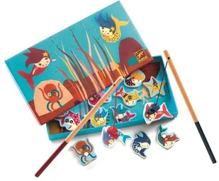 Djeco magnetyczna gra zręcznościowa Łowienie Syrenek - Układanki dla dzieci - miniaturka - grafika 2