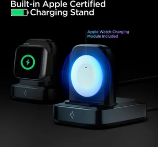 Spigen Ładowarka Ładowarka bezprzewodowa do Apple Watch PF2002 PowerArc Apple Watch Wireless Charger Black SPN1678BLK - Ładowarki do telefonów - miniaturka - grafika 5